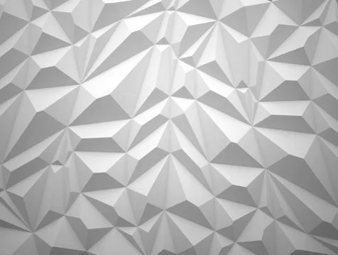 Abstract background of polygons on white background. Stockillustratie