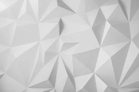 Abstract background of polygons on white background. 写真素材