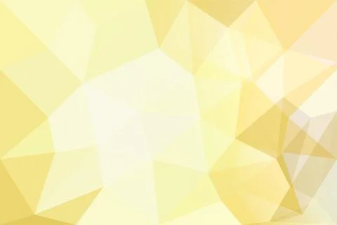 Abstract background of polygons on yellow background. Stock Illustration