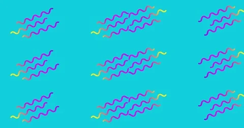 Abstract background with pop striped elements.  Stock Footage 119967408