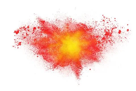 Abstract background of powder explosion Stock Illustration