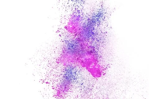 Abstract background of powder explosion Stock Illustration