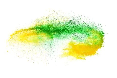 Abstract background of powder explosion Stock Illustration