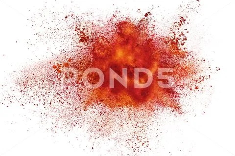 Abstract background of powder explosion Stock Illustration