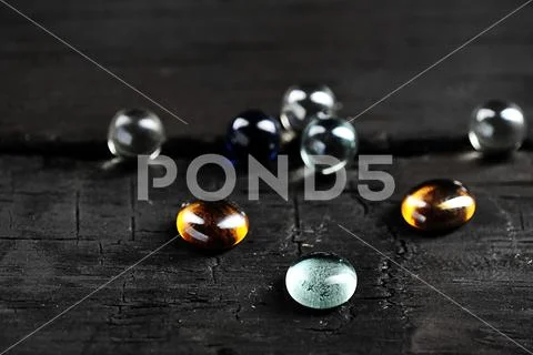 Abstract background with precious stones Stock Photos