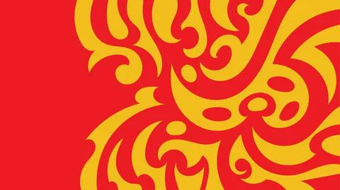 Abstract background presented in traditional batik pattern Illustrazione stock