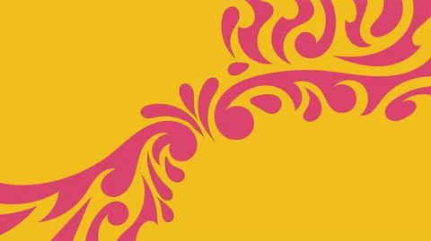 Abstract background presented in traditional batik pattern Stock Illustration