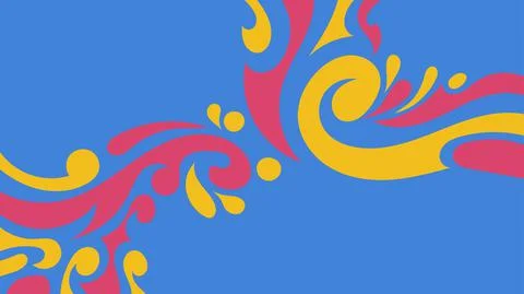Abstract background presented in traditional batik pattern Stock Illustration