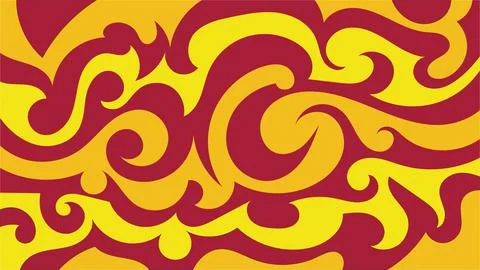 Abstract background presented in traditional batik pattern Stock Illustration