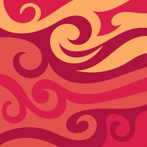 Abstract background presented in traditional batik pattern Stock Illustration