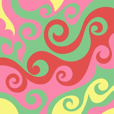 Abstract background presented in traditional batik pattern Stock Illustration