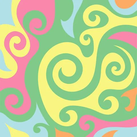Abstract background presented in traditional batik pattern Stock Illustration