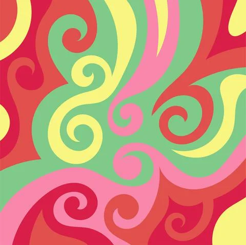 Abstract background presented in traditional batik pattern Illustrazione stock