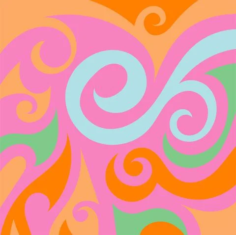 Abstract background presented in traditional batik pattern Stock Illustration