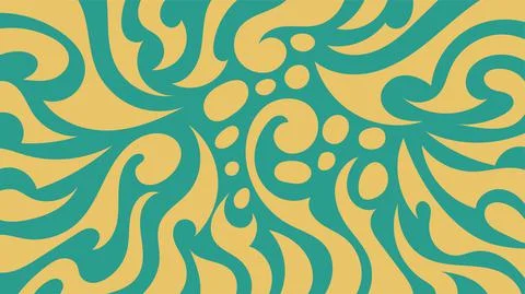 Abstract background presented in traditional batik pattern Stock Illustration