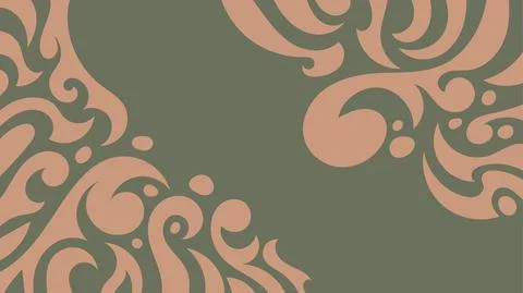 Abstract background presented in traditional batik pattern Illustrazione stock