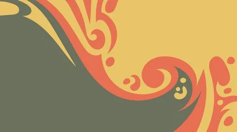 Abstract background presented in traditional batik pattern Illustrazione stock