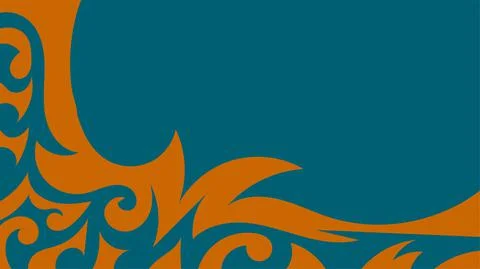 Abstract background presented in traditional batik pattern Illustrazione stock
