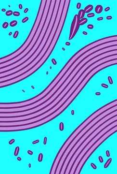 Abstract background presented in traditional batik pattern Stock Illustration