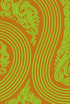 Abstract background presented in traditional batik pattern イラスト素材