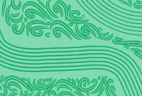 Abstract background presented in traditional batik pattern Stock Illustration
