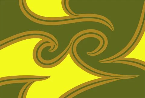 Abstract background presented in traditional batik pattern Stock Illustration