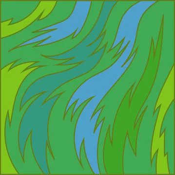 Abstract background presented in traditional batik pattern Stock Illustration