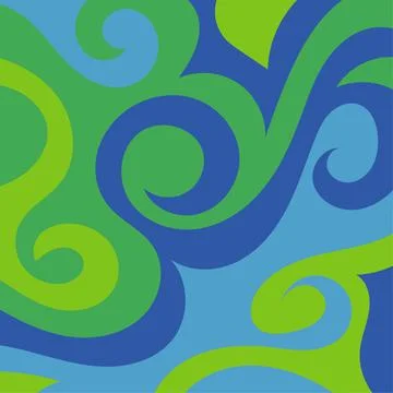 Abstract background presented in traditional batik pattern Stock Illustration