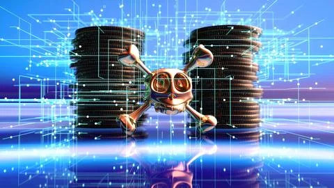 Abstract background of the price of security Stock Photos