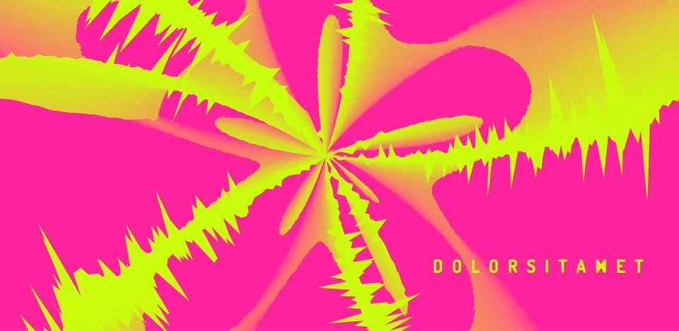 Abstract background with prickly thorns. Vector Illustration. Stock Illustration