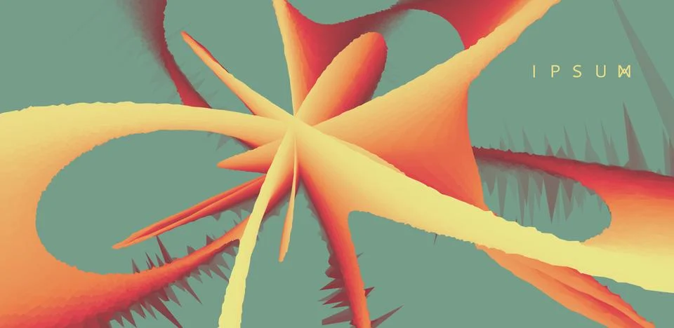 Abstract background with prickly thorns. Vector Illustration. Illustrazione stock