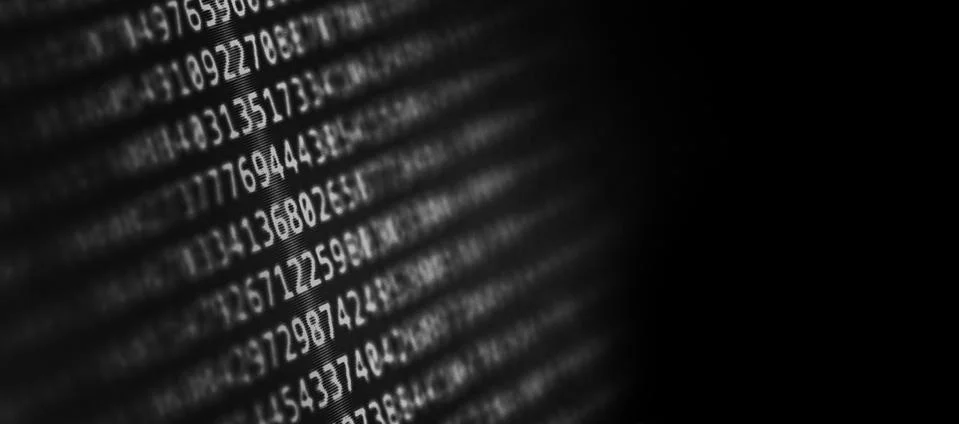 Abstract background with program computer code. Stock Photos