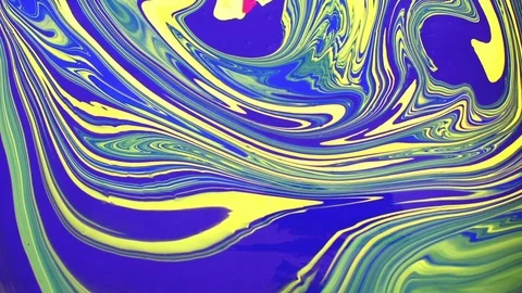 Abstract background with psychedelic painting in vivid colors Stock Footage 102705314