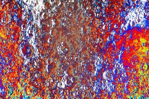 Abstract background with a psychedelic pattern of spots and lines of differ.. Stock Photos