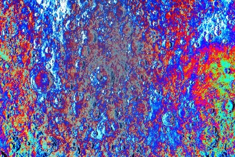 Abstract background with a psychedelic pattern of spots and lines of differ.. Stock Photos