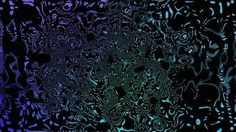 Abstract background of pulsating curved lines Stock Footage 195885648