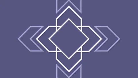 Abstract Background Pulsing Geometric Arrows 3 Stock Footage 87687259