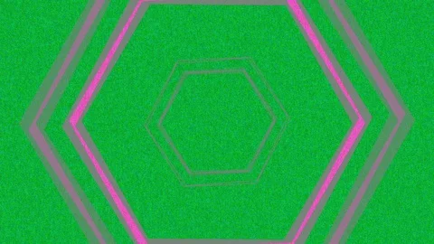Abstract Background Pulsing Hexagon Flicker 9 Stock Footage 88355921