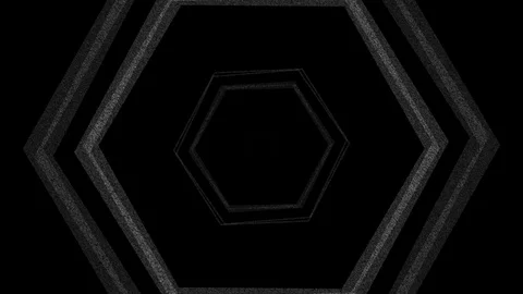 Abstract Background Pulsing Hexagon Flicker 4 Stock Footage 88356445