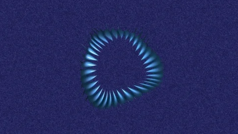 Abstract Background Pulsing Organic Flower Petal Bloom 10 Stock Footage 97181069