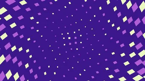 Abstract background with purple and yellow geometric shapes Stock Illustration