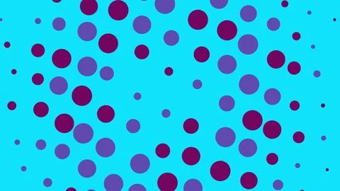 Abstract background with purple circles on blue Stock Illustration