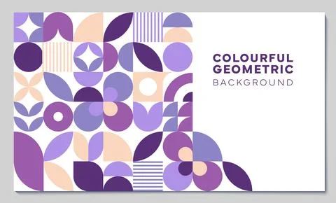 Abstract background with purple geometric pattern Stockillustratie