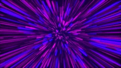 Abstract background purple light trail towards space Stock Footage 297144578