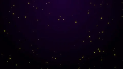 An abstract background in purple tones with soft glowing orange dots that create Vídeos de archivo 319659203