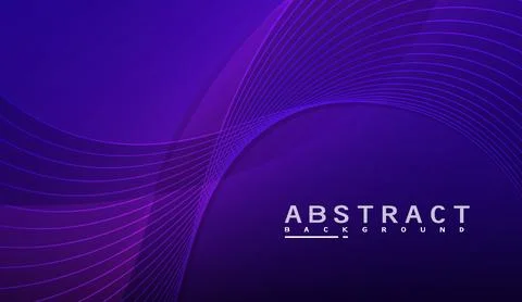 Abstract background with purple waves and smooth lines for modern digital 스톡 일러스트