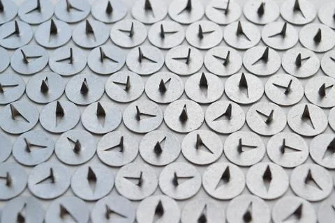 Abstract background with pushpins Stock Photos