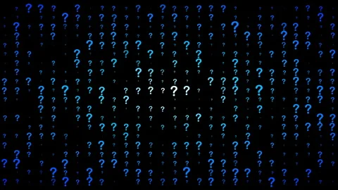 Abstract background question marks video animated background Stock Footage 342204986