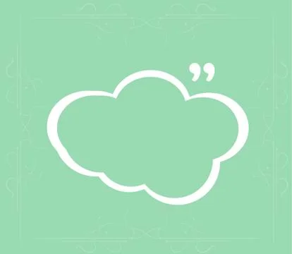 Abstract background. Quotation Mark Speech Bubble. Quote sign icon. Stock Illustration