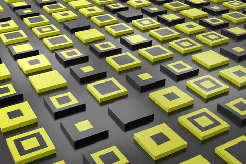 Abstract background of ractangle shape. 3D background design. 3D rendering. Illustrazione stock